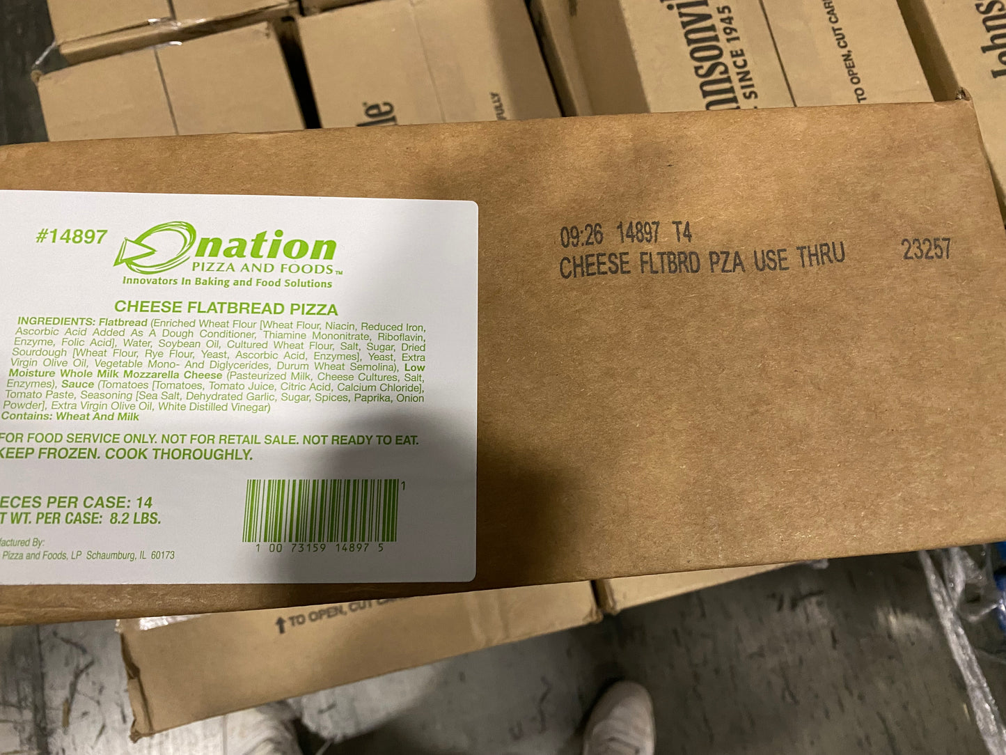 One Nation Cheese Pizza Flatbread