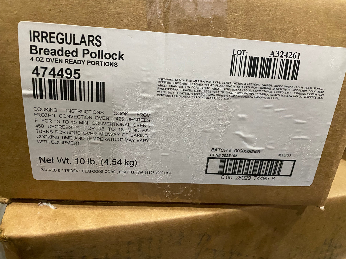 4 oz. Premium Breaded Fish Portions