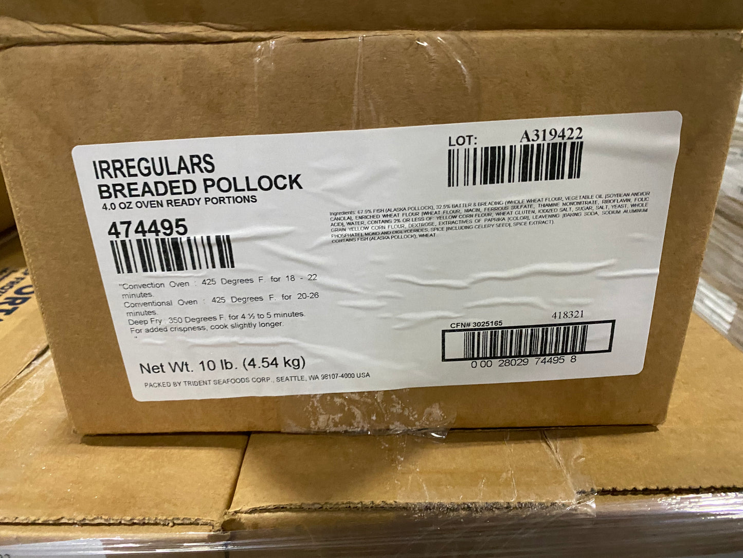 4 oz. O/R Breaded Fish