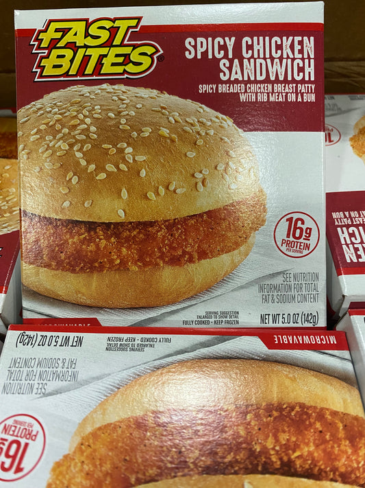 5oz. Fully Cooked Spicy Breaded Chicken Breast Patty Sandwich