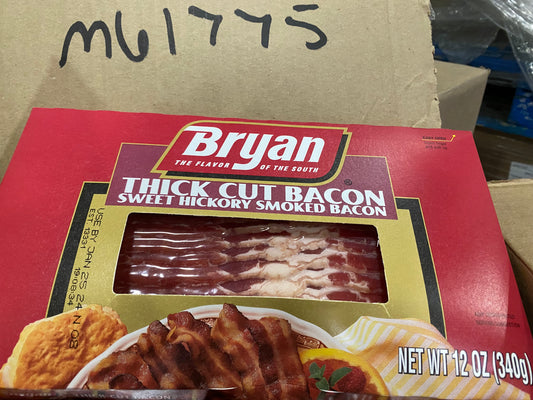 Bryan Raw Thick Cut Sliced Bacon