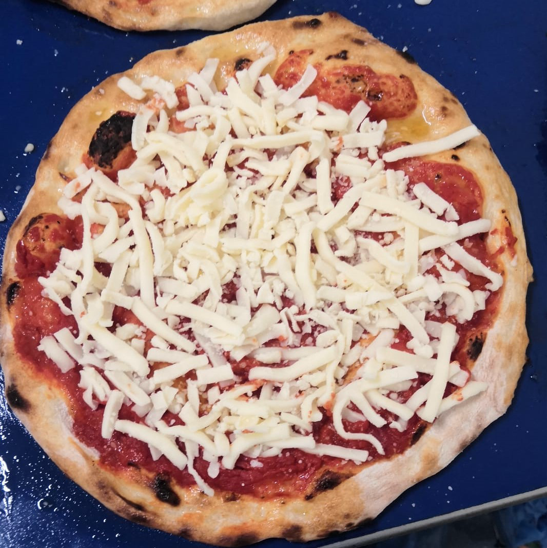 Cheese Pizzas Made in Italy