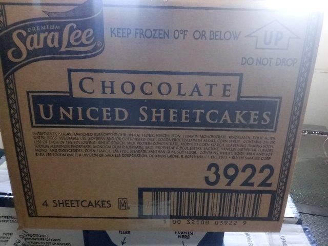 Chocolate Iced Sheet Cakes 12" x 16"